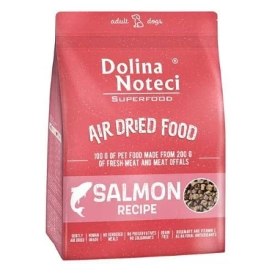 Afbeelding van Dubbelpak: 2x1kg Dolina Noteci Superfood Adult Zalm droog hondenvoer