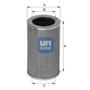 Afbeelding van UFI 25.408.00 Oliefilter Filter insert