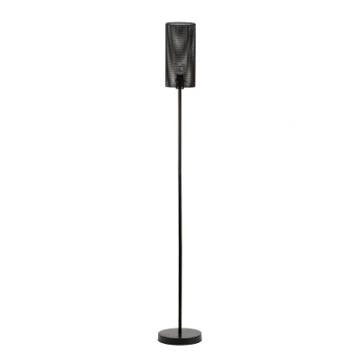 Afbeelding van Pauleen Staande Lamp Black Mesh Zwart