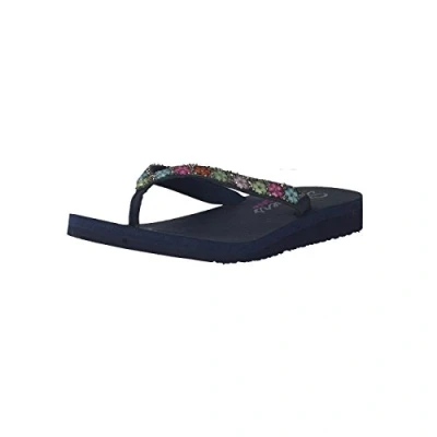 Afbeelding van Skechers Teenslippers voor dames 31559, Navy Blauw