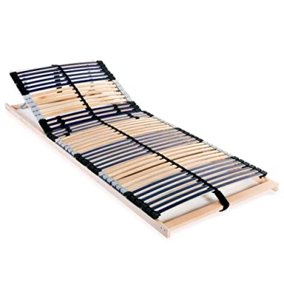 Image de vidaXL Sommier à lattes sans matelas avec 42 7 zones 80x200 cm246474