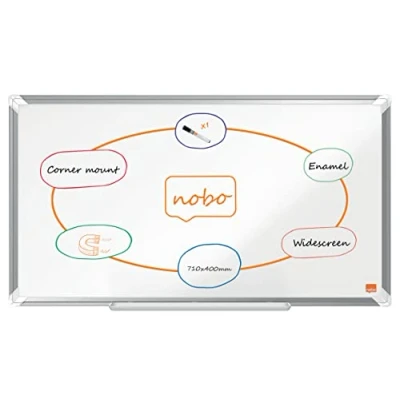 Afbeelding van Whiteboard Nobo Premium Plus Widescreen 40x71cm emaille