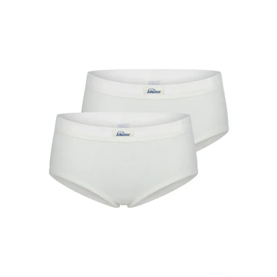 Afbeelding van Schiesser TWO PACK Revival Paula Slip offwhite, Dames, Maat: 42, Off/white