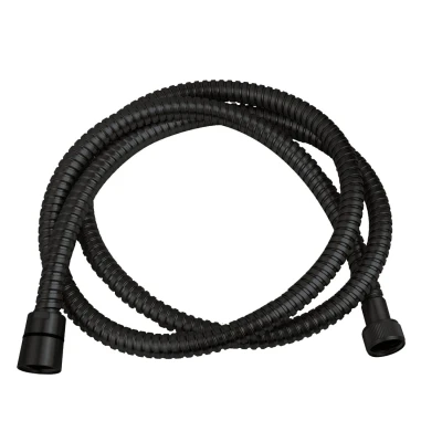 Afbeelding van Wiesbaden luxe metalen doucheslang 150cm conisch mat zwart