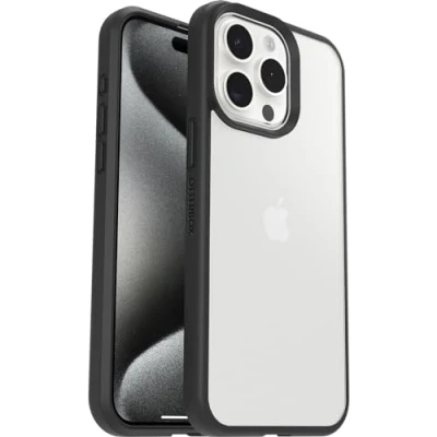 Image de Otterbox React Apple iPhone 15 Pro Max Back Cover Transparent/Noir