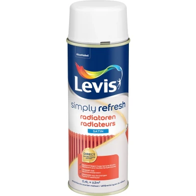 Afbeelding van Levis Simply Refresh Radiatoren Satin White 0.4L