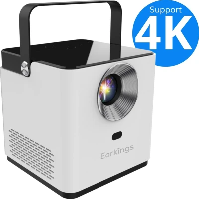 Afbeelding van Beamer Projector inclusief Afstandsbediening met Android Apps wit