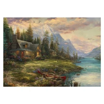 Image de Puzzle Schmidt Thomas Kinkade : Voyage pour la fête des pères, 1000 pièces