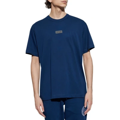 Afbeelding van Versace Couture Heren T shirt Blauw 78GAHT08 CJ00T/283