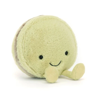 Afbeelding van Jellycat amuseables knuffelmacaron pistache 12 cm