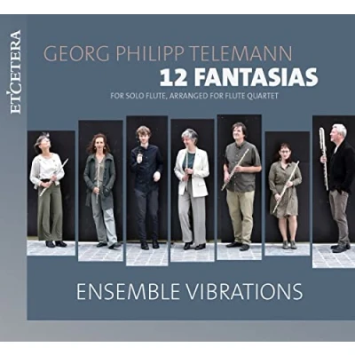Afbeelding van Ensemble Vibrations 12 Fantasias For Flute, Arranged Flute Quartet (CD)