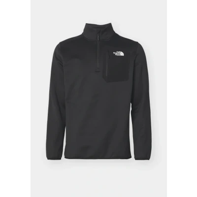 Afbeelding van The North Face Crest ZIP Sweater, Heren, Maat: XXL, Black