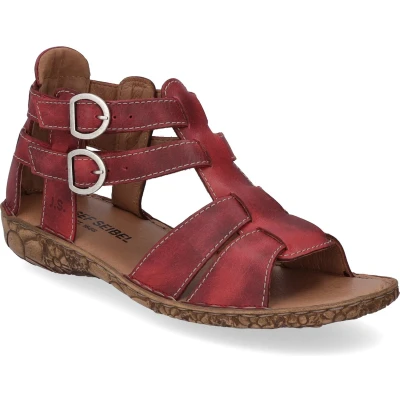 Afbeelding van Josef Seibel Sandalen, Dames, Maat: 41, Rot Leer