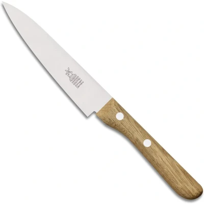 Afbeelding van Robert Herder Universeelmes Petty Omnivore RVS Middenspits Lemmet 13 cm Heft Eikenhout