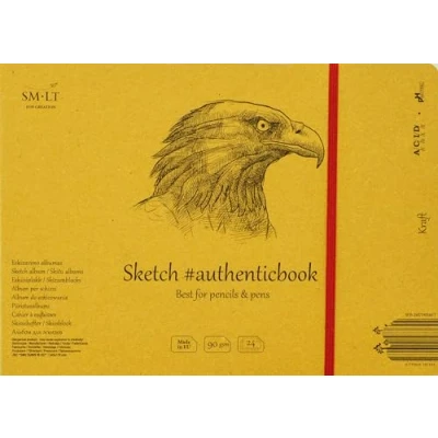 Afbeelding van SMLT Album Kraft 24,5x17,6 cm 90gr 24 vel
