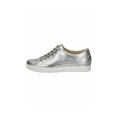 Afbeelding van Caprice Sneaker Sneakers laag, Dames, Maat: 36, Silver metall o Leer