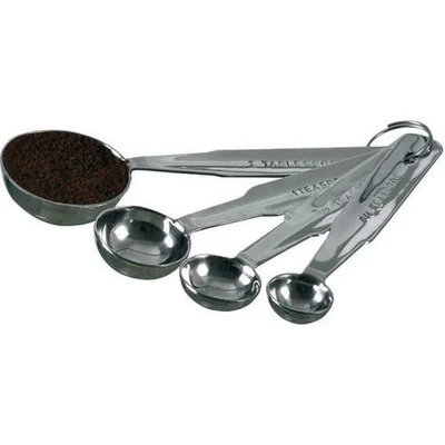 Afbeelding van Maatlepeltjes RVS set/4