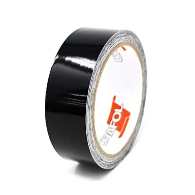 Afbeelding van Decoratieve plakstrips voor auto, motorfiets, boot, modelbouw, vele kleuren, lengte 10 m (zwart, glanzend, 30 mm)