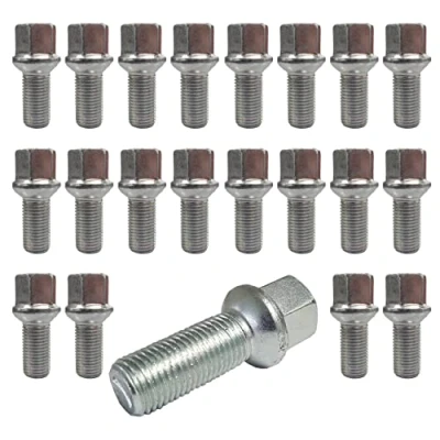 Afbeelding van 20 stuks R13 M14 x 1,5 27 mm kogelbouten compatibel met Seat Alhambra, Altea, Cordoba, Exeo, Ibiza, Leon, Toledo