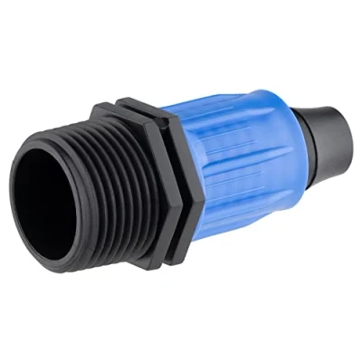 Afbeelding van Compressieaansluiting voor druppelslang diameter 16 mm mannelijk 20 x 27 (3/4) AROZ