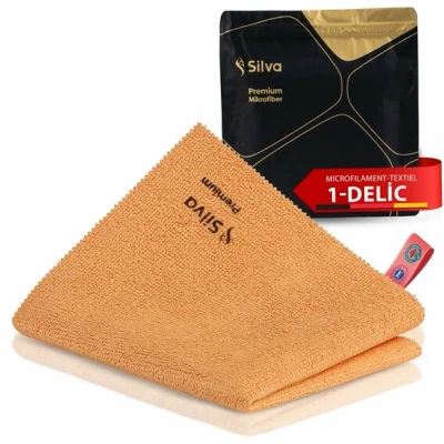 Afbeelding van Silva Premium Reinigingsdoek Microvezeldoek Oranje