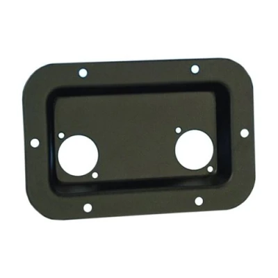 Image de Adam Hall Cuvette encastrable pour 2 x XLR D ou Speakon Noire