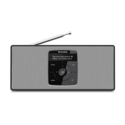 Afbeelding van TechniSat DIGITRADIO 2 S Zakradio DAB+, VHF (FM) Bluetooth Wekfunctie, Oplaadbaar Zwart, Wit