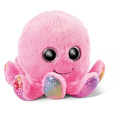 Afbeelding van NICI Glubschis het origineel octopus gepolijst 14 cm knuffel met grote ogen pluizig pluche dier glinsterende knuffeldier voor liefhebbers
