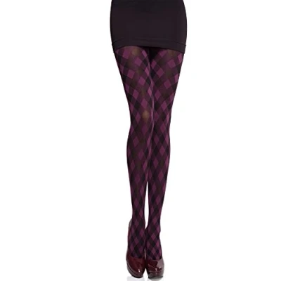 Afbeelding van Merry Style MS GB 317 Dames Panty 60 DEN Gedessineerd 3D technologie Polyamide Violet XL