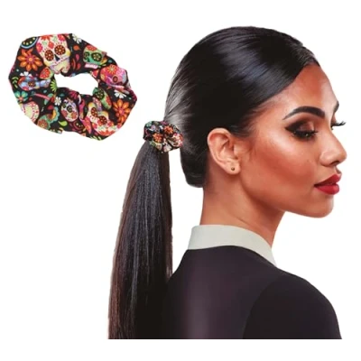 Afbeelding van Fiestas Guirca Haarelastiek Catrina Halloween accessoires verkleden