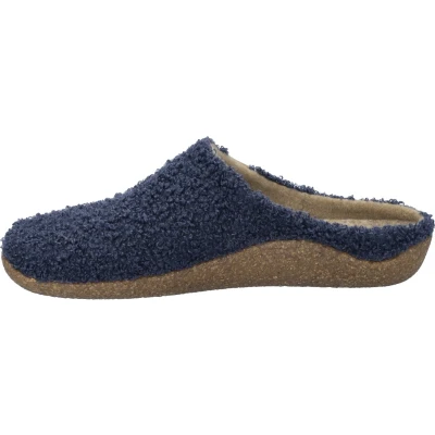 Afbeelding van Josef Seibel Vinny Pantoffels, Dames, Maat: 45, Dunkelblau Textiel