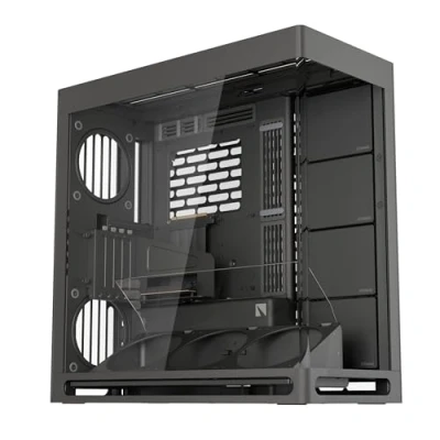 Afbeelding van HAVN HS 420 VGPU Midtowermodel ATX Tempered Glass PCIe 5.0 Riser Cable zwart