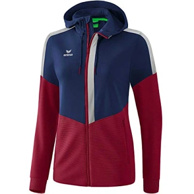 Afbeelding van Squad trainingsjack met capuchon dames new navy/bordeaux/silver grey / 38