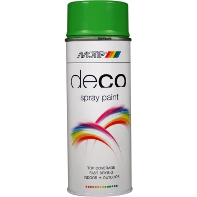Afbeelding van Motip Deco lakspray hoogglans 0,4l geelgroen
