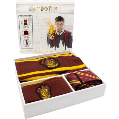 Afbeelding van Harry Potter Beanie Sjaal Stropdas Clip Gryffindor Box