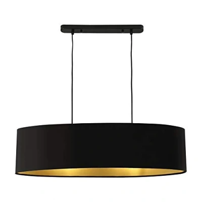 Afbeelding van Stijlvolle hanglamp Minsk 2xE27 zwart