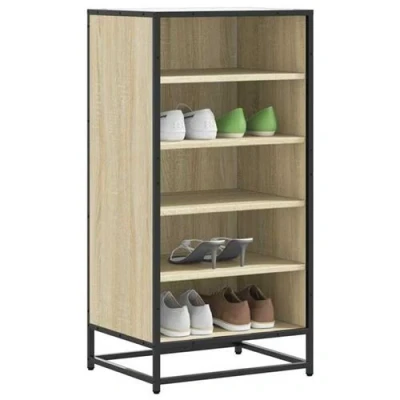 Image de vidaXL Étagère à chaussures chêne sonoma 48x38x97,5 cm bois ingénierie849205