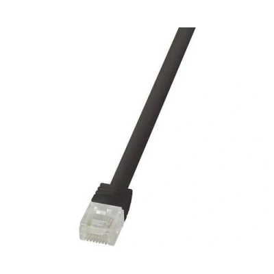 Image de Câble réseau LogiLink CAT6 U/UTP 10 m noir CF2093U [1x RJ45 mâle 1x mâle]
