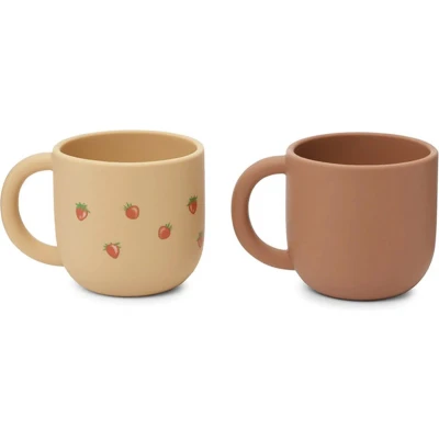 Afbeelding van Konges Slojd drinkbekers set Strawberry