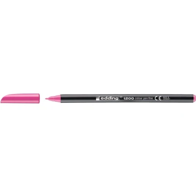Afbeelding van Edding Viltstift 1200 Rond 1 Mm Waterbasis Roze