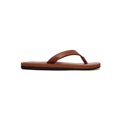 Afbeelding van Quiksilver Pantoffels Tan solid, Maat: 41, solid Kunststof