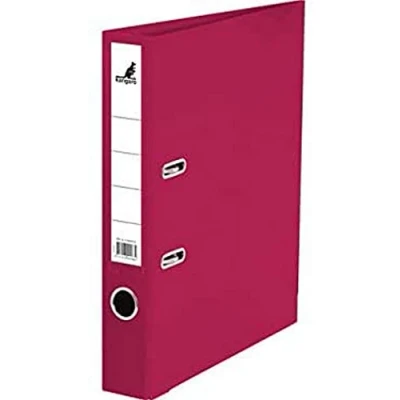 Image de Kangaro classeur en plastique polypropylène Largeur de dos : 5 cm Format A4 Couleur bordeaux (classeur à anneaux, fichiers, lettres)