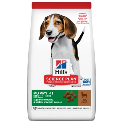 Afbeelding van Hill&#039;s Puppy Medium Hondenvoer Lam Rijst 12 kg