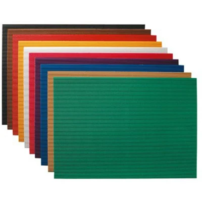 Afbeelding van Golfkarton Folia E golf 35x50cm 10 vel assorti