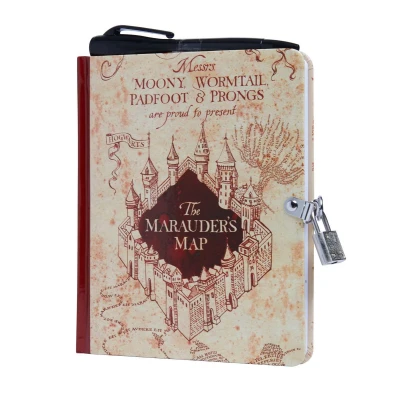 Afbeelding van Harry Potter: Marauder&#039;s Map Lock and Key Diary