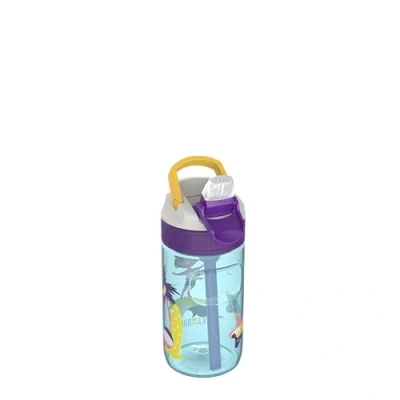 Image de Kambukka gourde enfant 400 ML étanche résistant aux taches et odeurs Durable chocs Passe au lave vaisselle avec paille Modèle Lagoon Juggling Dino