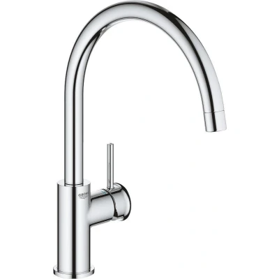 Afbeelding van GROHE QuickFix Start Classic keukenmengkraan met hoge uitloop