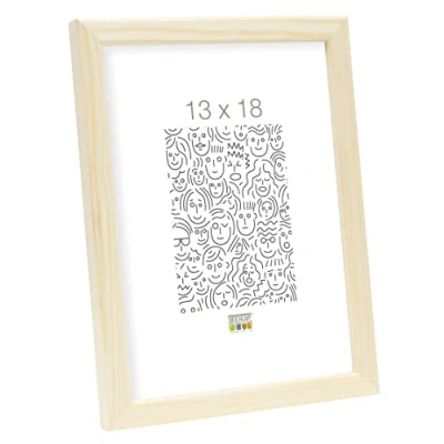 Afbeelding van Deknudt Frames fotolijst Naturel Smal S41JH1 foto: 13x18 cm