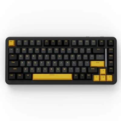 Afbeelding van ATTACK SHARK M86 Mechanisch toetsenbord met afdichting, 75% tri modus (BT/2,4 G/USB C) draadloos RGB gamingtoetsenbord, hot swappable toetsenbord, voorgesmeerde lineaire schakelaars, 4000 mAh, cool
