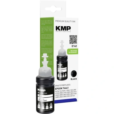 Afbeelding van KMP Navulinkt vervangt Epson T6641 Compatibel Zwart E162 1629,0001